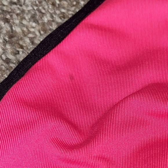 Victoria’s Secret Pink Sports Bra hot pink and black size medium - Picture 3 of 5